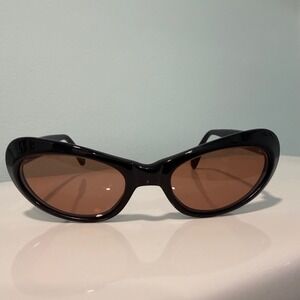 Ray-Ban Rituals W2522 Cat Eye Sunglasses Black Brown Lens Vintage B&L Womens